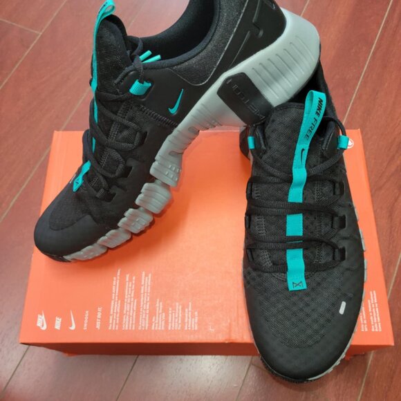 Nike Free Metcon 5 - Black Clear Jade - Picture 3 of 7